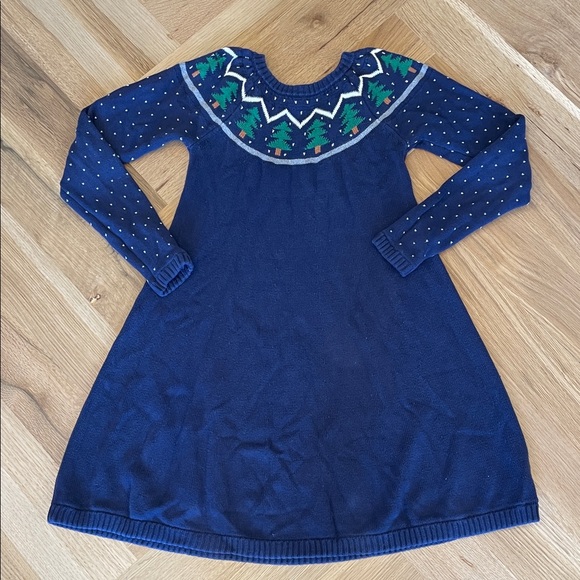 Hannah Andersson Girl’s Holiday Sweater Dress - Picture 2 of 7